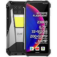 Противоударный телефон защищенный водонепроницаемый смартфон iHunt Titan P30000 Ultra 5G 16/512 Гб, 23800мАг
