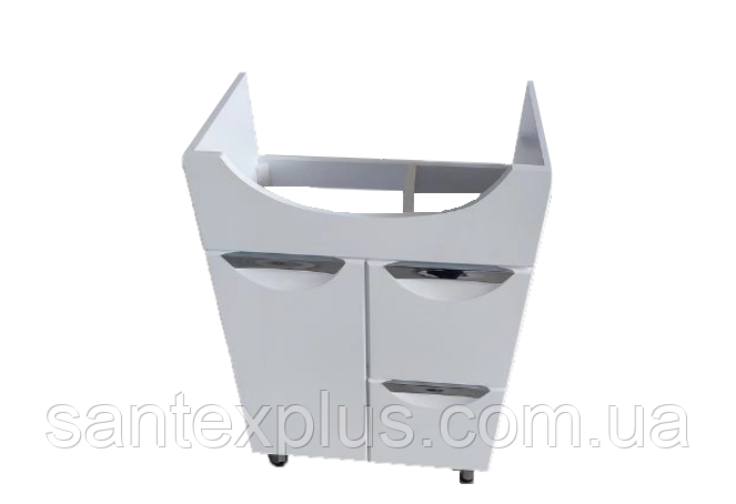 Тумба Грація Т-4 біла під умивальник CERSANIA 55 см меблевий, фото 1