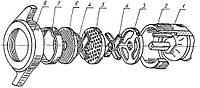 Ремкомплект к мясорубке МИМ-350 металл+нерж
