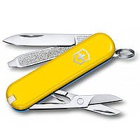 Складной швейцарский нож Victorinox Vx06223.8G.28 Classic SD Ukraine 7 функций 58 мм желто-голубой