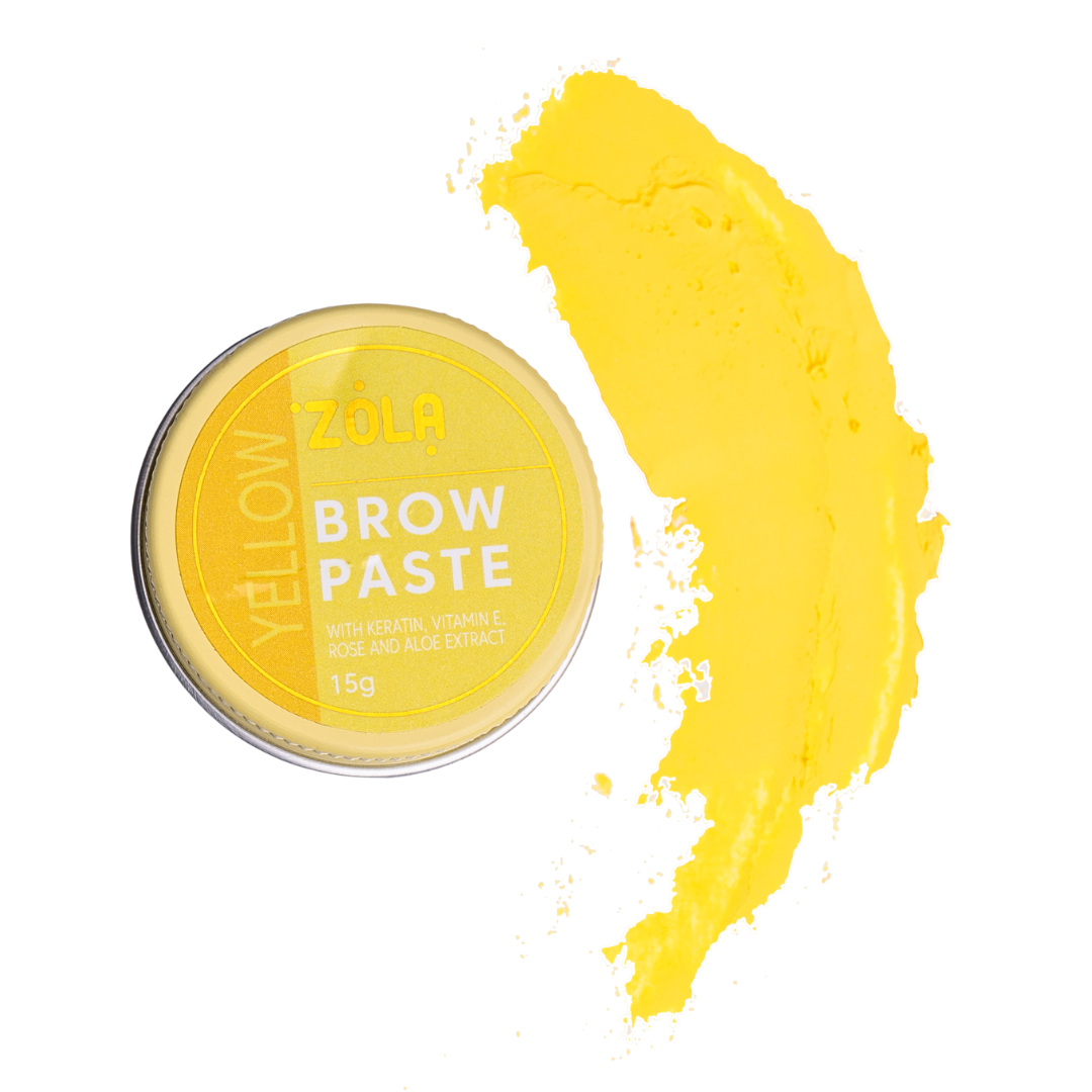 Zola Контурна паста для брів Brow Paste | Жовта