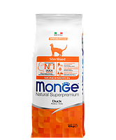 Monge Sterilised Duck 1,5 кг сухой корм для котов (164602-13) OD