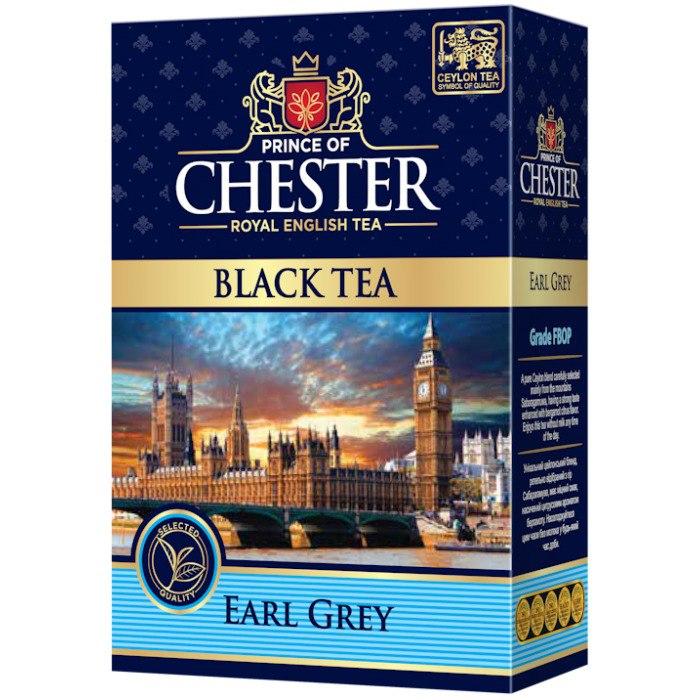 Chester Earl Grey чай чорний середньолистовий з бергамотом 80 грамів, фото 1