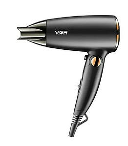 Фен для волосся VGR дорожній зі складною ручкою 1600 Вт, V-439