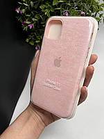 Чохол ALCANTARA для Iphone 11 ( №19 пудровий )