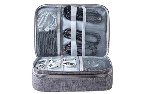 Органайзер для проводов, кабелей и гаджетов. Сумка - органайзер для электронных аксессуаров, зарядок Органайзер для проводов, кабелей и гаджетов. Сумка - органайзер для электронных аксессуаров, зарядок