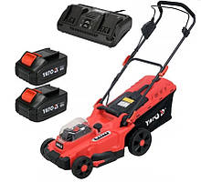 Газонокосарка Безщіткова 36В Акумуляторна YATO Для Дому та Саду