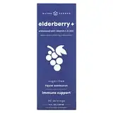 NutraChamps, Elderberry +, обогащенная витамином C и цинком, натуральные ягоды, 120 мл (4 жидк. Унции) в в