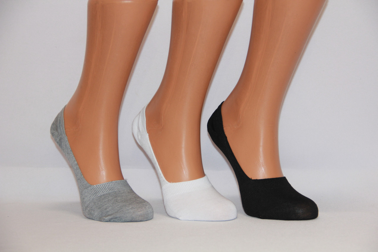 Сліди жіночі з бамбука із силіконом ШУГУАН В021 37-40 асорті