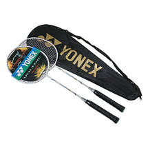 Набір для гри в бадмінтон Yonex Nano Speed, 2 шт., чохол PU, лита ракетка, фото 5