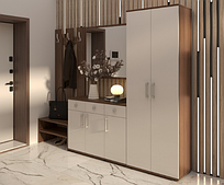 Велика передпокій Polo/НОЛО Базовий комплект No2 Luxe Studio з банкеткою й шафою