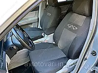 Чохли салону автомобіля Славута 4+Підголівника, без логотипа Чорні "Авто Світ"