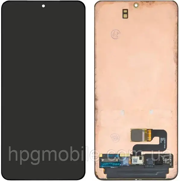 Дисплей Samsung G991/S21 (GH82-24716A) модуль (екран, сенсор) сервісний оригінал,Сірий, фото 1
