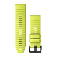 Garmin Ремешок для Fenix 6x 26mm QuickFit Amp Yellow Silicone bands (010-12864-04)