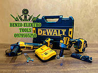 Акумуляторний набор DeWALT 2/1 Болгарка DCG405P2 1200Вт + Гайковерт DCF922D2T 447Nm 36V8A Чехія Гарантія 3Роки