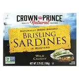 Crown Prince Natural, Brisling Sardines, In Mustard, 3.75 oz (106 g) в Украине