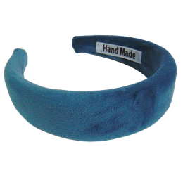 Об'ємний обруч плюшевий Handmade бірюзовий