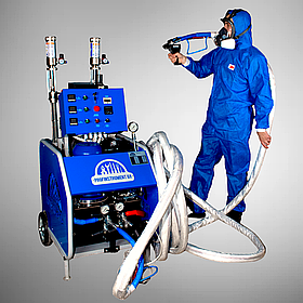 Гідравлічна установка для напилення полісечовини та ППУ Profinstrument H500 (250 Бар 11.5 кВт 2-12 кг/хв)