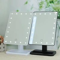 Квадратное настольное зеркало с подсветкой LED Smart Touch Mirror для макияжа FRF74G