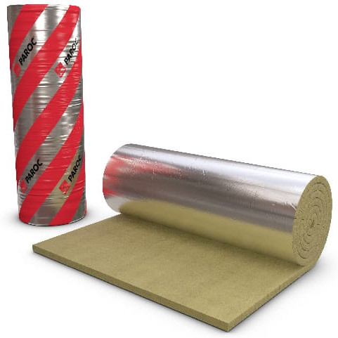 Теплоізоляційний мат Paroc Hvac Lamella Mat AluCoat 30х1000х8000 (рулон 8м2)