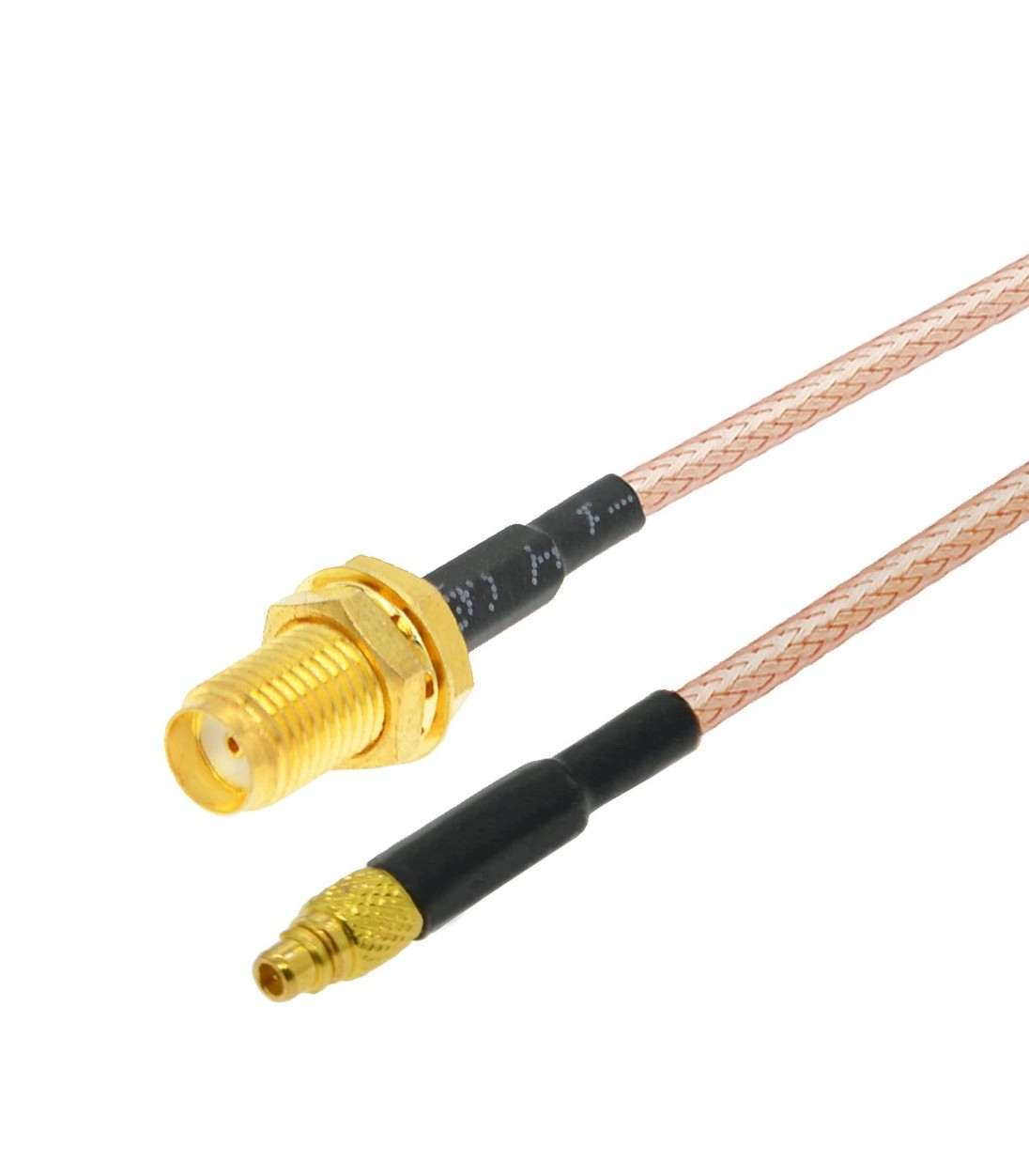 Перехідник антени відеопередавача MMCX-M прямий на SMA Female 150mm, RG316 50Ом