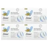 Dove, Body Love, косметическое мыло, восстановление для сухой потрескавшейся кожи, 2 шт., По 106 г (3,75 в