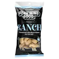 Pork King Good, Ароматизований Chicharrones, Ranch, 49,5 г (1,75 унції) Дніпр