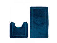 Набір килимків 57*10057*50см темно-синій для ванних кімнат тафтинговий ТМ Dariana