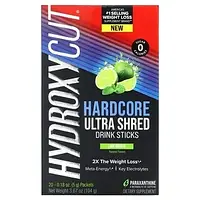 Hydroxycut, Hardcore Ultra Shred, напиток в стиках, мохито с лаймом, 20 стиков по 5 г (0,18 унции) Днепр