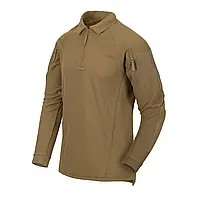 Футболка Helikon-Tex® Polo RANGE с длинным рукавом- Coyote