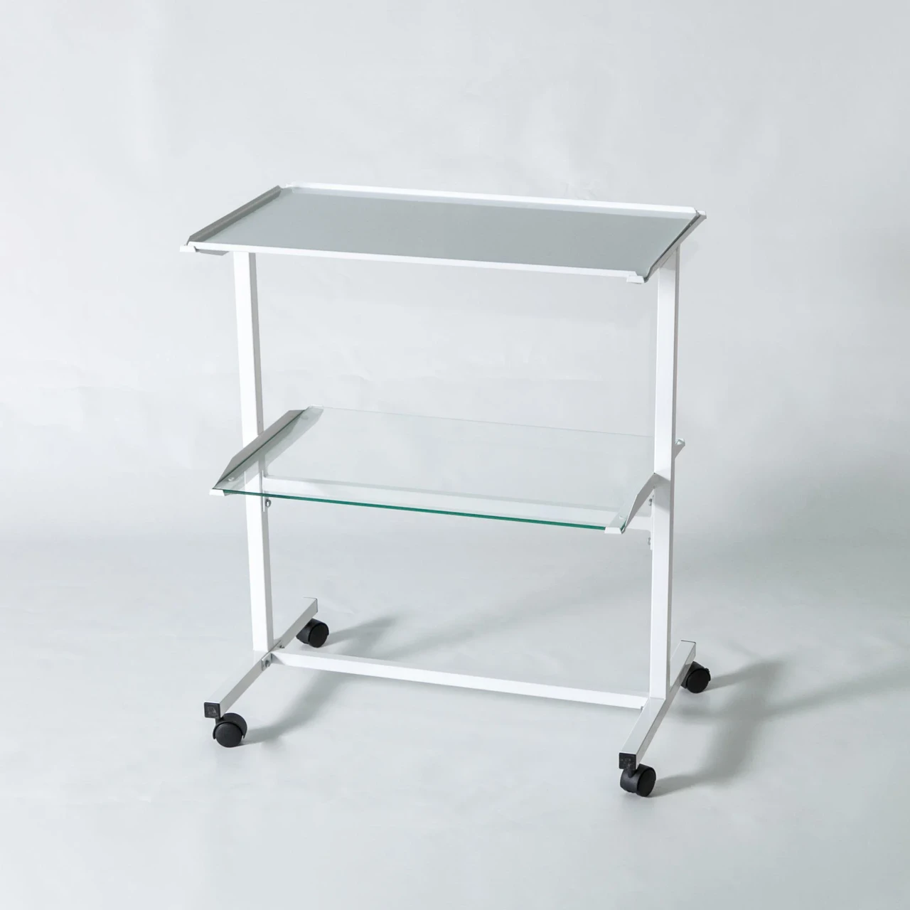 Столик стоматолога ст-с-мс пересувний на 2 полиці Атон столик медичний стоматологічний для інструментів