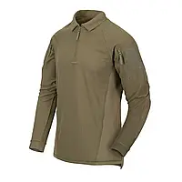 Футболка Helikon-Tex® Polo RANGE с длинным рукавом - Adaptive Green