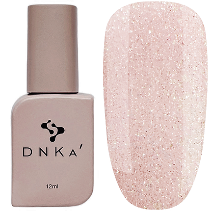 Рідкий акригель DNKa Liquid Acrygel №0002 Creme Brulee, 12 мл беж зі сріблом, фото 1
