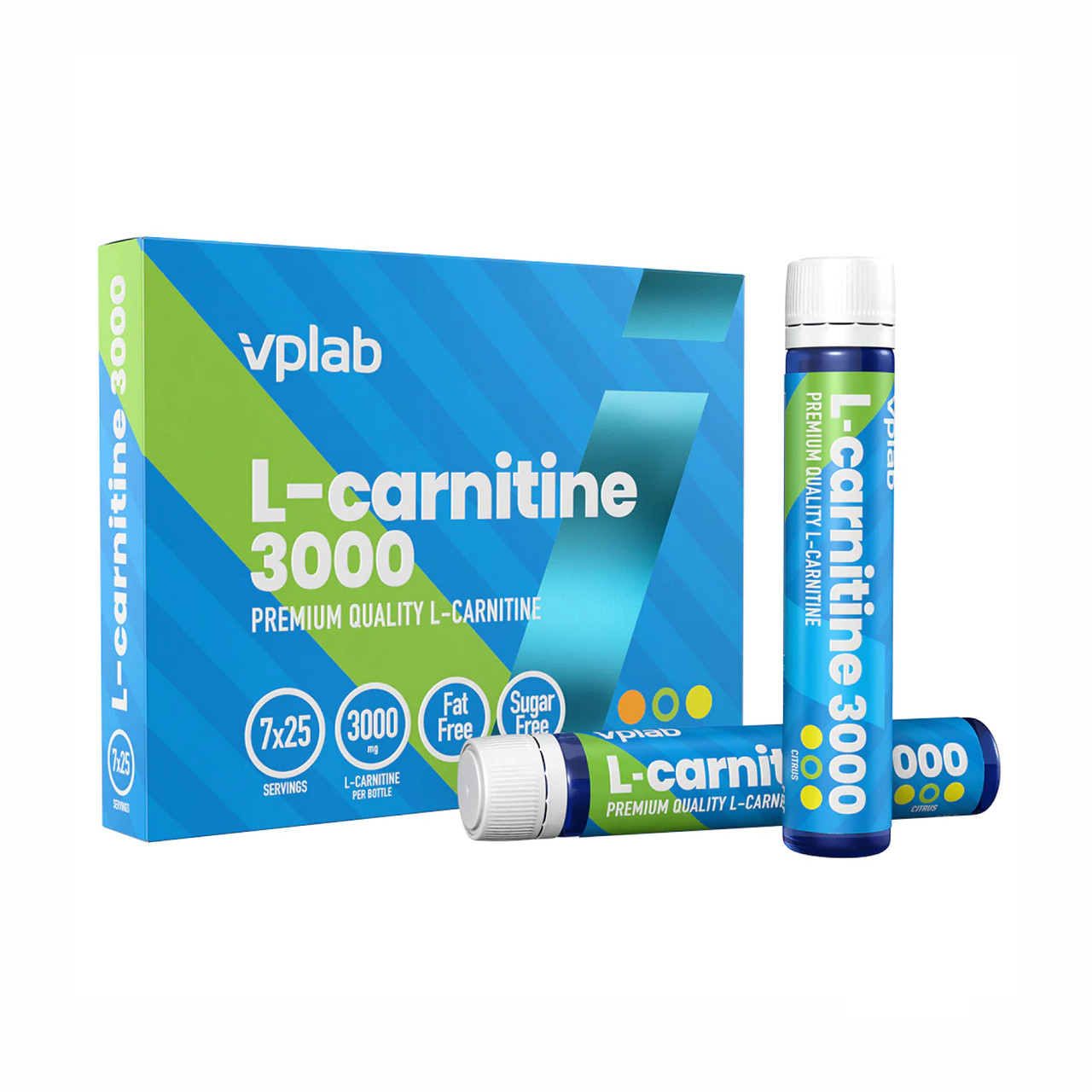 Л-Карнітин L-Carnitine 3000 - 7x25 мл Цитрус