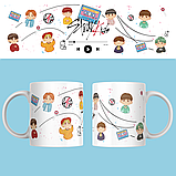 Чашка-подарунок Stray Kids/Стрей Кідс, кружка Орігамі, фото 2