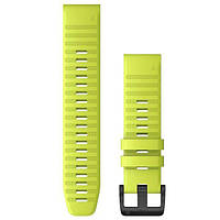 Garmin Ремешок для Fenix 6 22mm QuickFit Amp Yellow Silicone bands (010-12863-04)