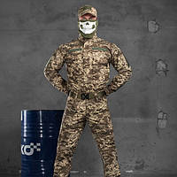 Штурмовая прочная форма саржа камуфляж, тактический весенний костюм пиксель для военнослужащих