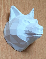 PaperKhan конструктор из картона 3D фигура волк собака Паперкрафт Papercraft подарочный набор сувернир игрушка