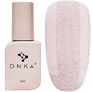 Рідкий акригель DNKa Liquid Acrygel №0004 Champagne, 12 мл пудровий беж зі сріблом