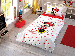 Постільна білизна TAC Disney 160×220 см Minnie Mouse