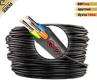 Кабель ВВГнгд 5*6 мм² (бухта 100м). ЗЗКМ (кратно 5м.)