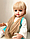 Лялька Реборн Reborn 55 см вініл-силіконова Олена в наборі з соскою, пляшкою, іграшкою.  Можна купати, фото 6
