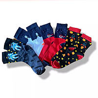 Носки для подростков высокие цветныеТМ Twinsocks серии "Стоп-Земля"