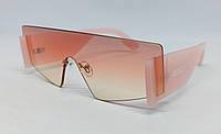 Kenzo очки женские солнцезащитные маска розово оранжевые с градиентом