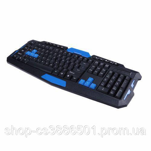 Ігровий комплект миша та клавіатура usb HK-8100 / Комплект клавіатура та мишка для NO-494 пк комп'ютера