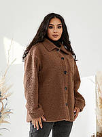 Шубка куртка рубашка Женская ТЕДДИ Ткань: искусственный мех Размеры: 50-52, 54-56