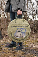 Сковорода багаттява трисекційна 50 см для природи Трисекційна сковорідка для смаження на багатті, фото 10