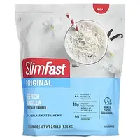 SlimFast, Original, смесь для коктейлей, заменяющих прием пищи, со вкусом французской ванили, 1,35 кг (2,98