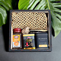 Набор кофе и чая на подарок для гурмана, Подарочный набор "Вкус Турции" с ароматом апельсина