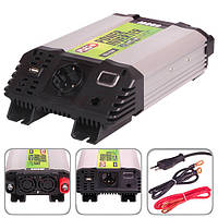 Преобразователь напряжения 12V-220V 600W USB-5VDC2.0A PULSO ISU-620